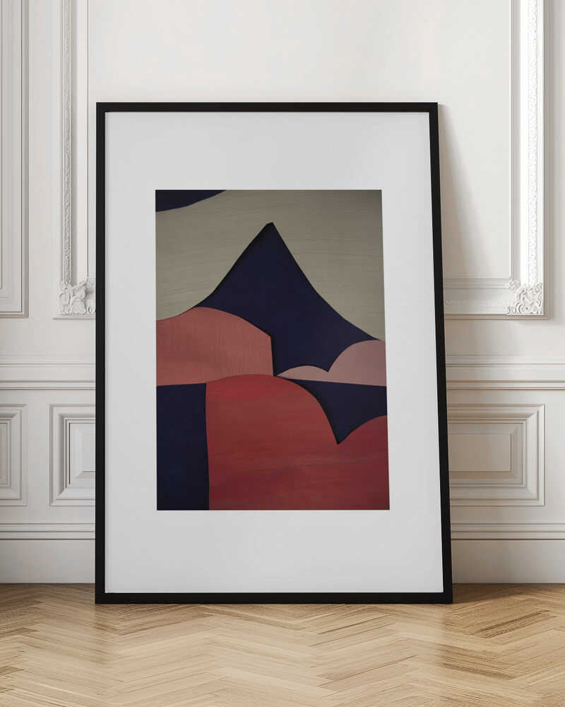 Abstract Mountain Landscape