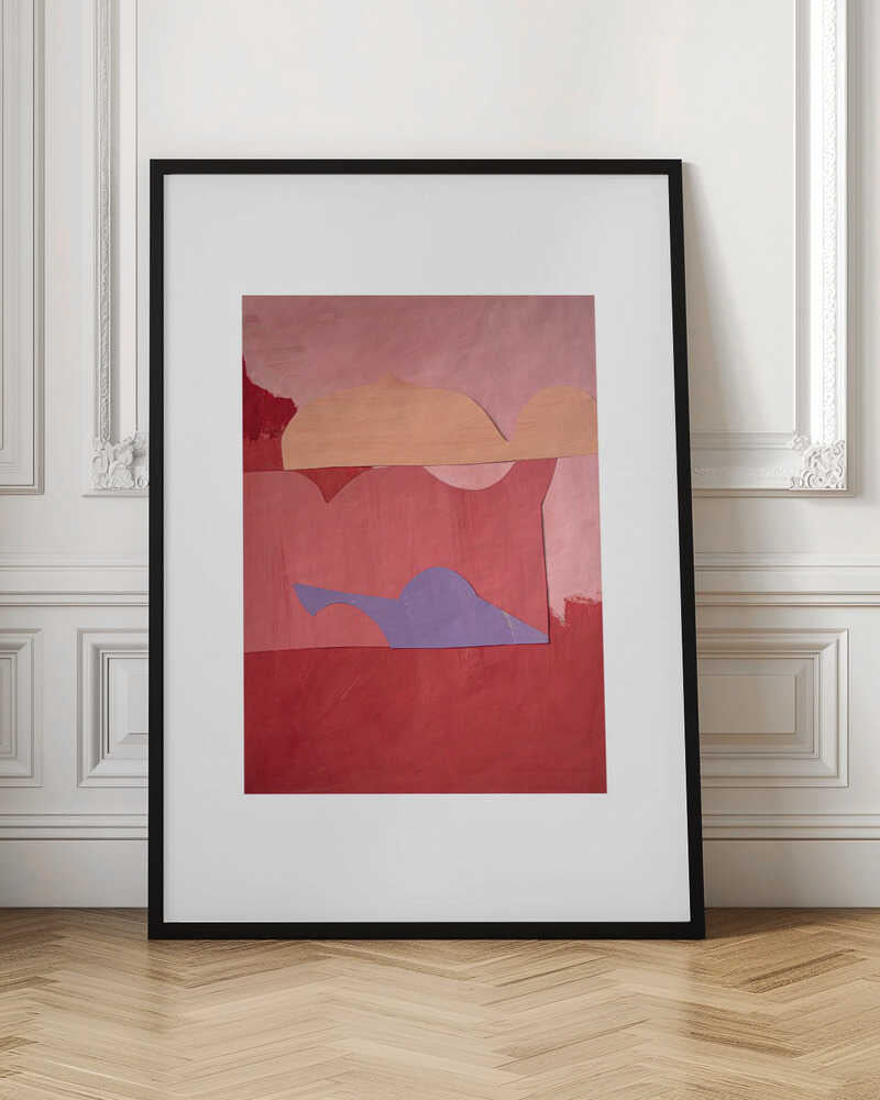 Abstract Sunset Shapes