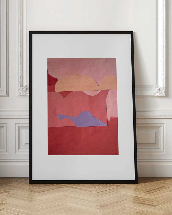 Abstract Sunset Shapes
