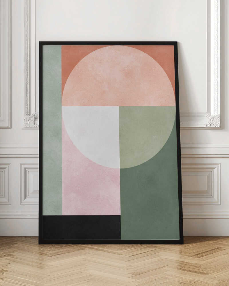 Muted Color Block Shapes