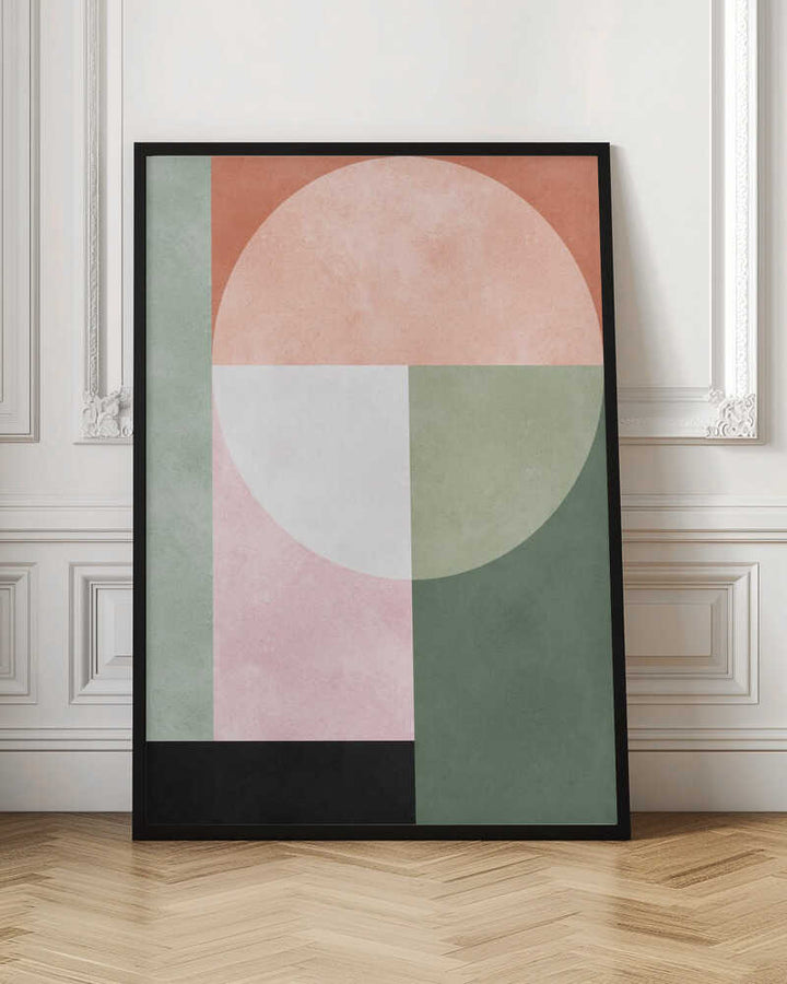 Muted Color Block Shapes