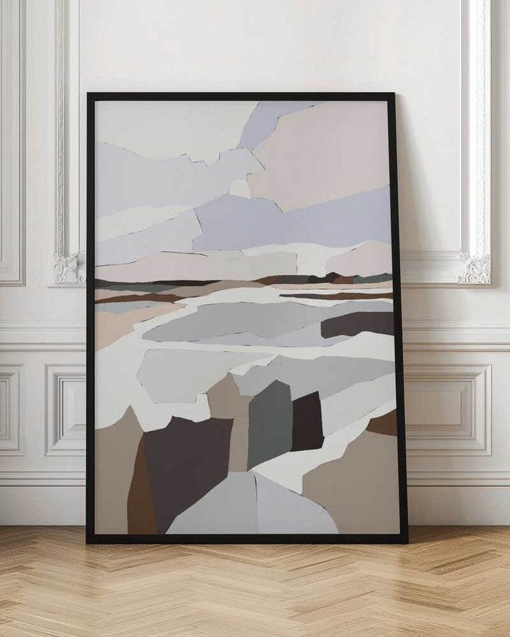 "Muted Geometric Landscape" by Nikita Jariwala — Landscape Wall Art