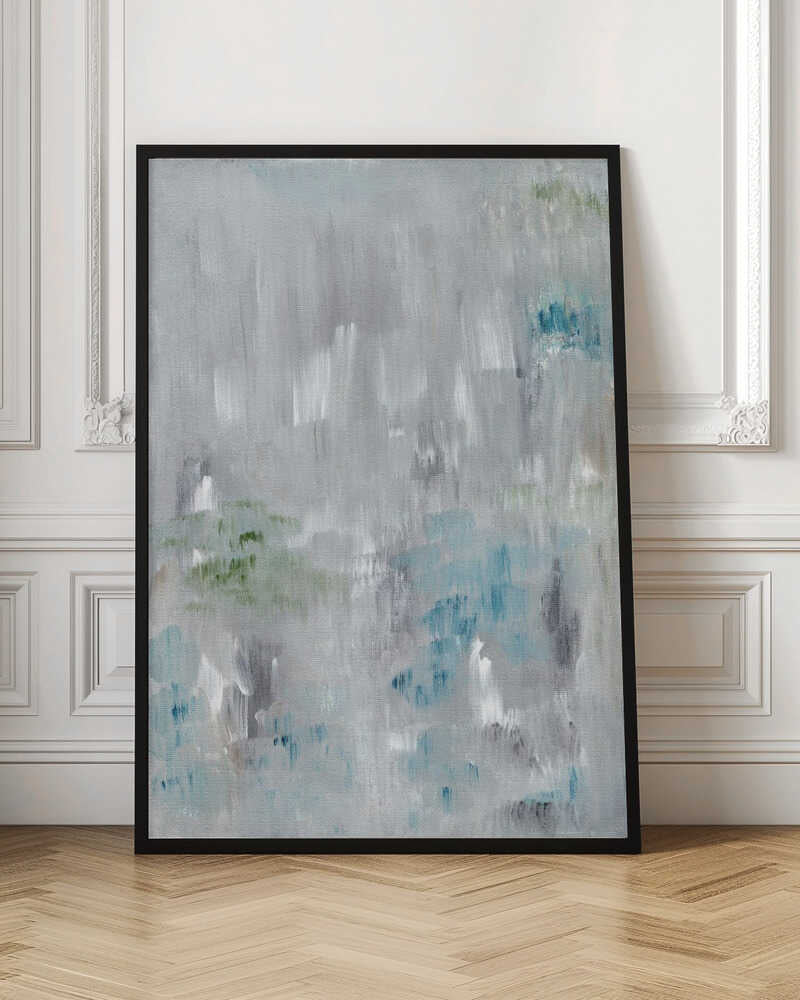 "Serene Abstract Brushstrokes" by Nikita Jariwala — Abstract Wall Art