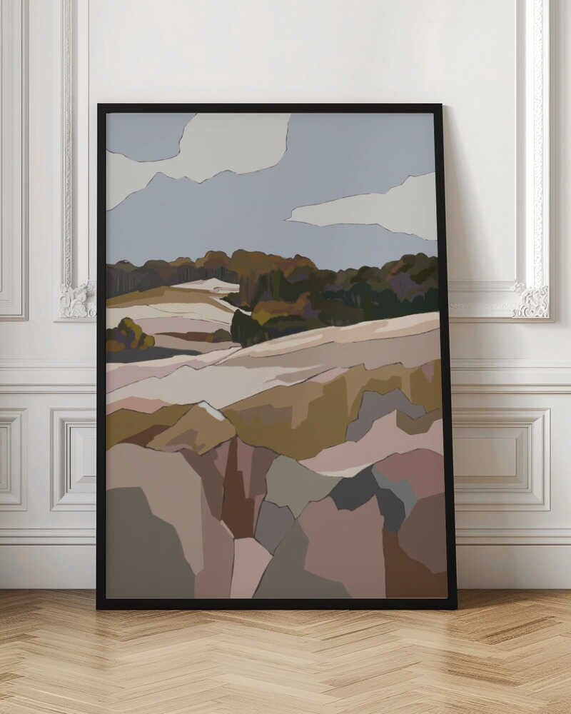 "Peaceful Rolling Hills" by Nikita Jariwala — Landscape Wall Art