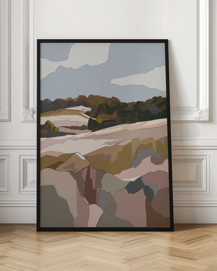 "Peaceful Rolling Hills" by Nikita Jariwala — Landscape Wall Art