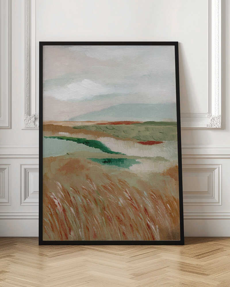 "Peaceful Marshland View" by Nikita Jariwala — Landscape Wall Art