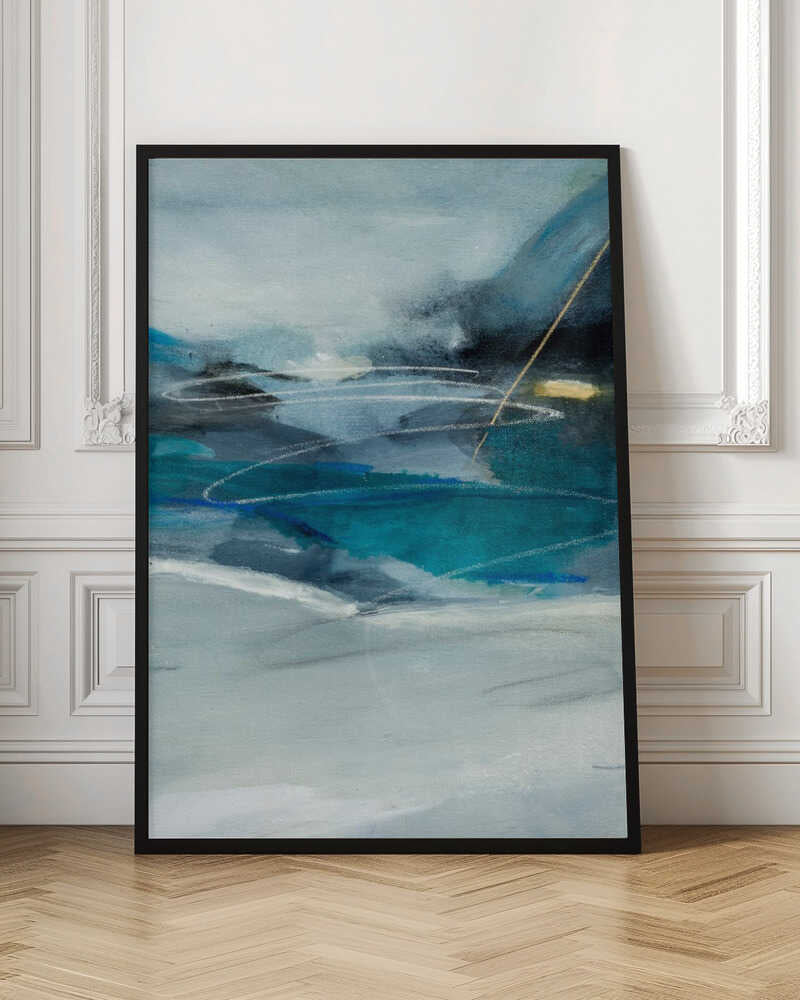 "Abstract Blue Depths" by Arohika Verma — Abstract Wall Art
