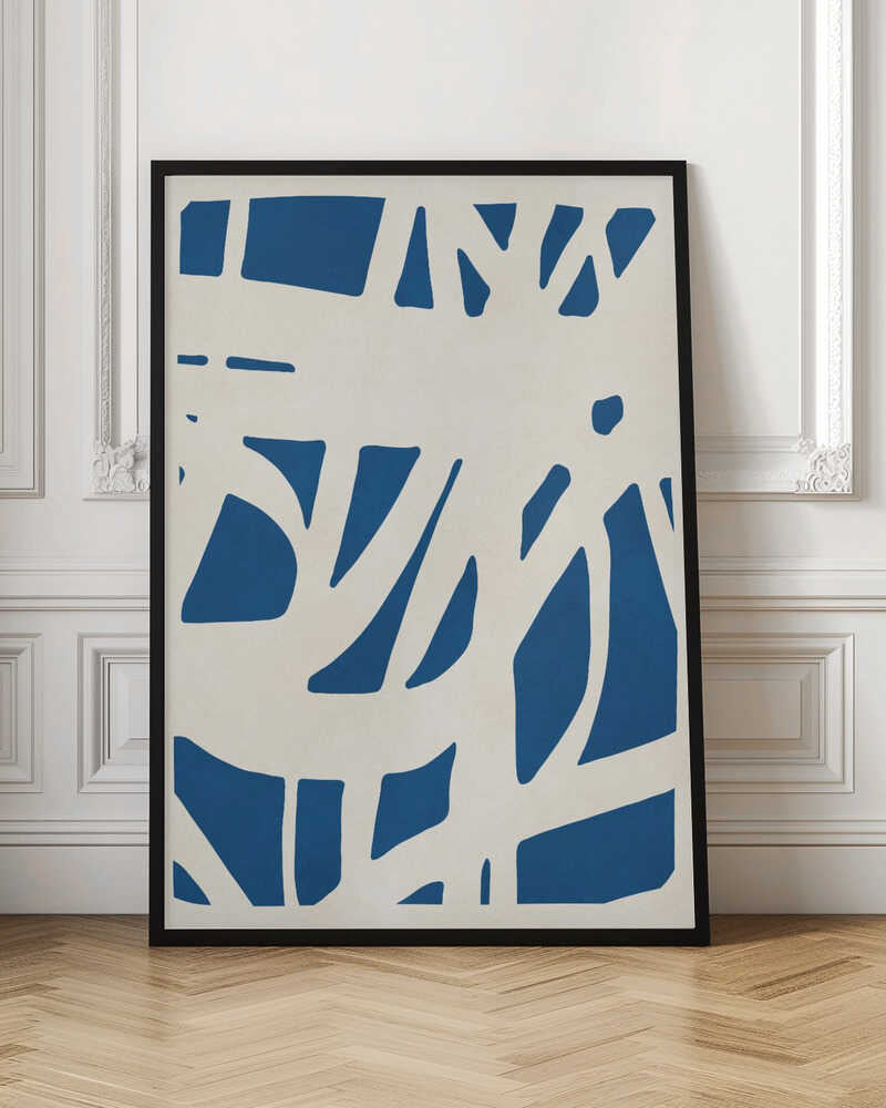 Organic Blue Abstraction