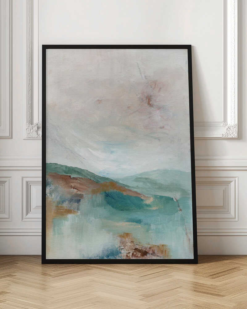 "Serene Abstract Landscape" by Nikita Jariwala — Landscape Wall Art
