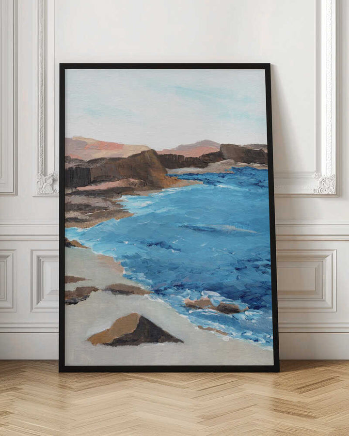 "Rocky Coastal Waters" by Nikita Jariwala — Coastal Wall Art