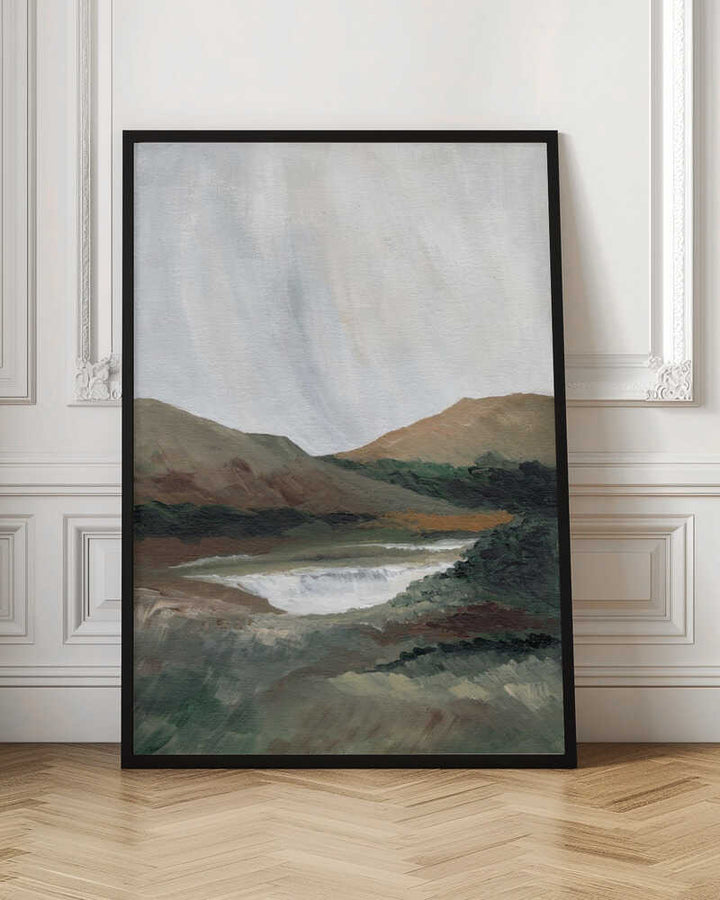 "Serene Mountain Lake No. 2" by Nikita Jariwala — Landscape Wall Art