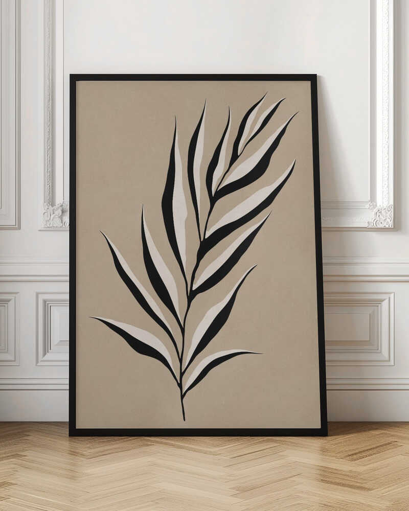 Abstract Palm Leaf
