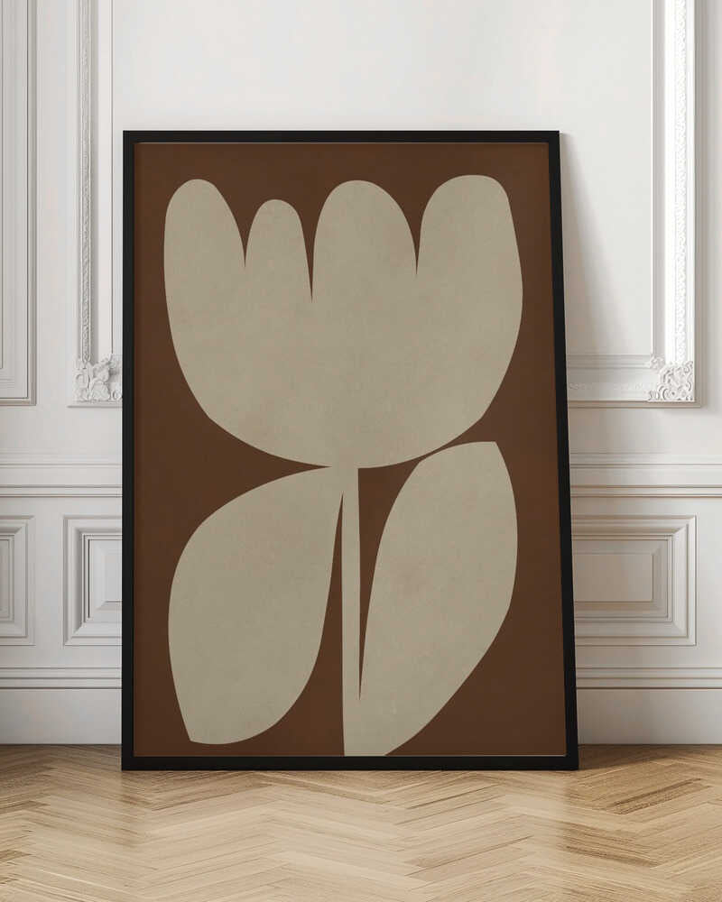 Earthy Abstract Bloom