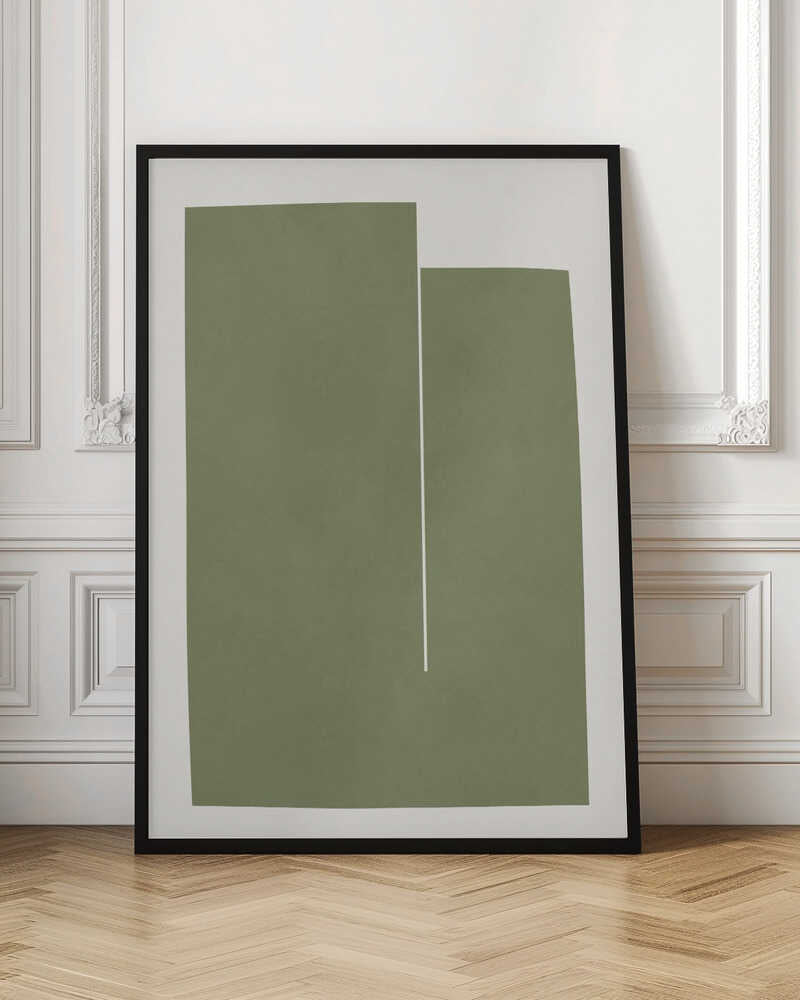 Green Minimalist Abstract
