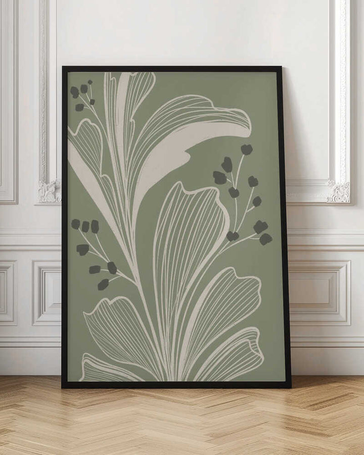 "Elegant Botanical Leaves" by Nikita Jariwala — Botanical Wall Art