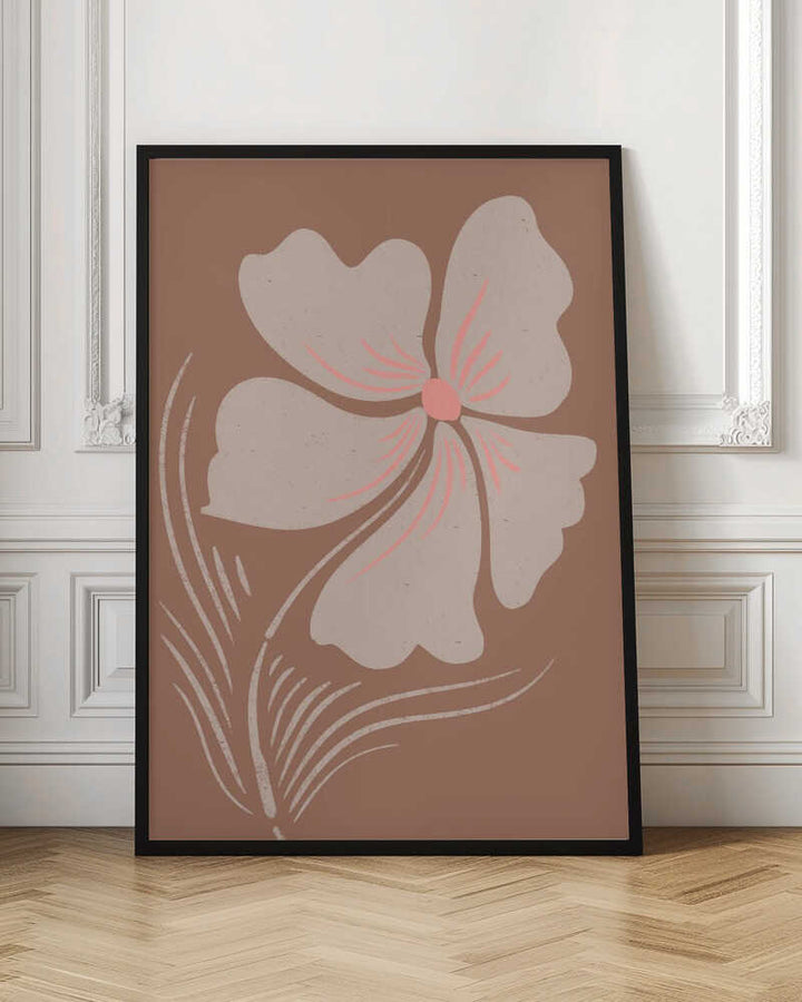 "Earthy Boho Bloom" by Nikita Jariwala — Botanical Wall Art
