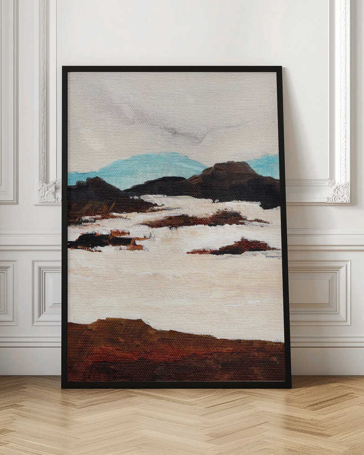 "Abstract Snow Landscape" by Nikita Jariwala — Landscape Wall Art