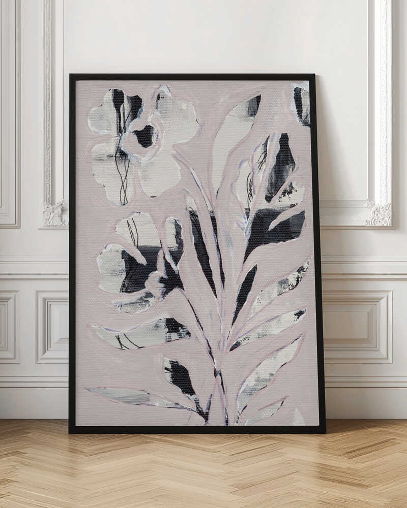 "Modern Pink Floral" by Nikita Jariwala — Botanical Wall Art