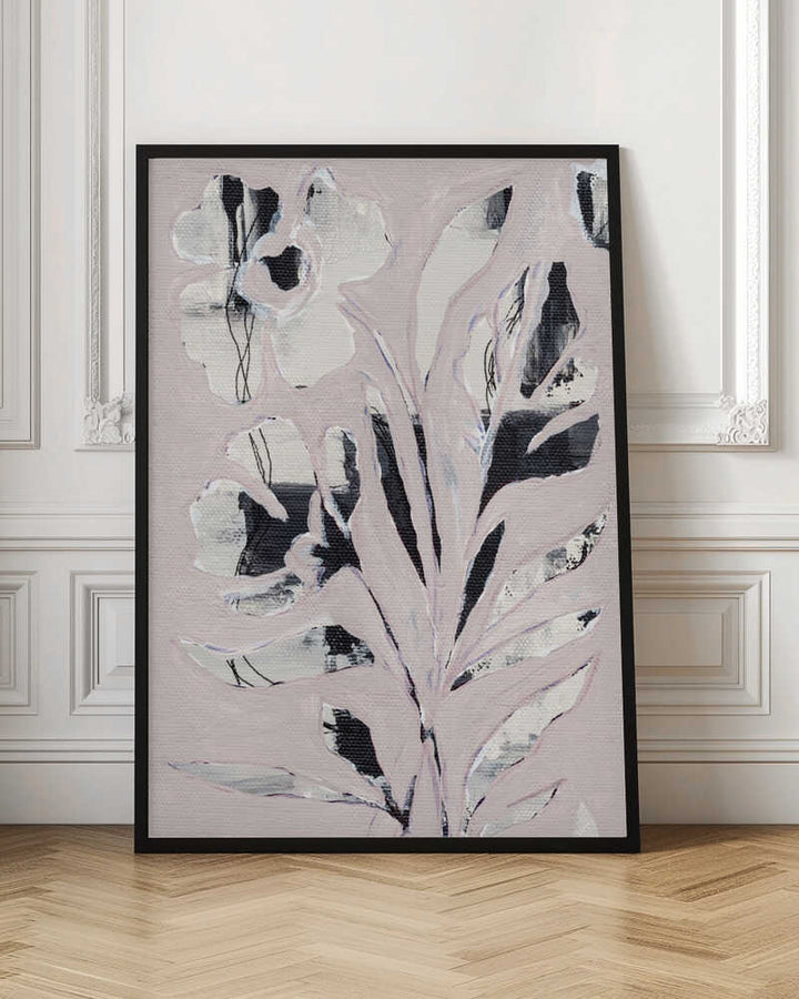 "Modern Pink Floral" by Nikita Jariwala — Botanical Wall Art