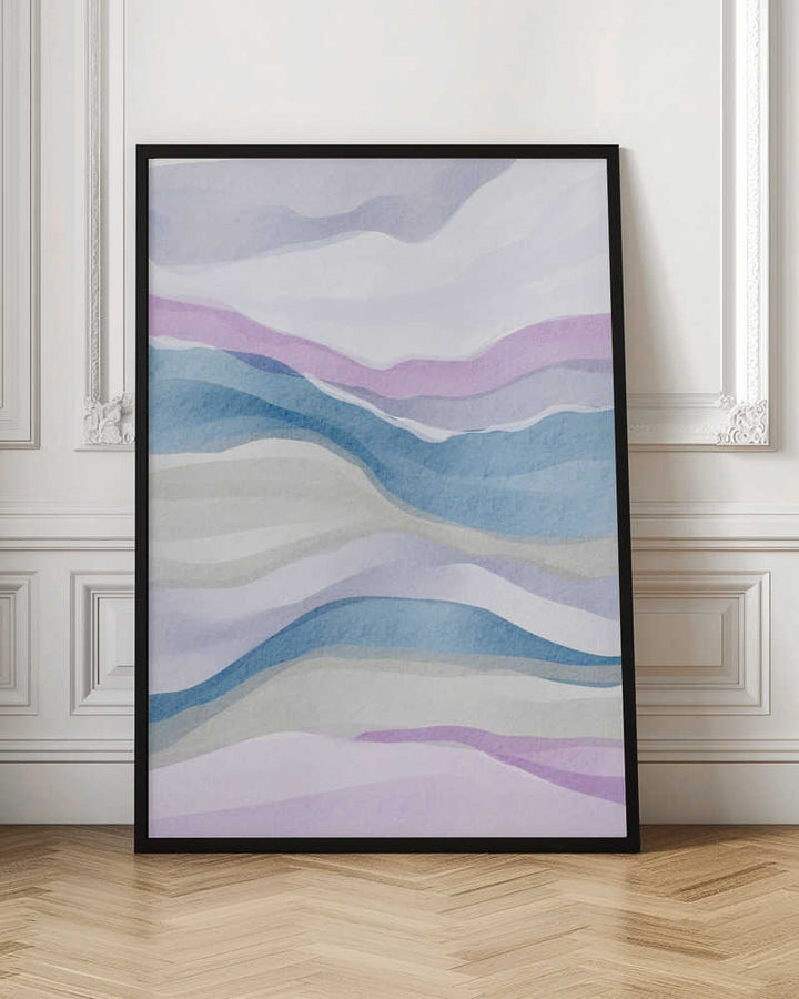 "Serene Watercolor Abstract" by Nikita Jariwala — Abstract Wall Art