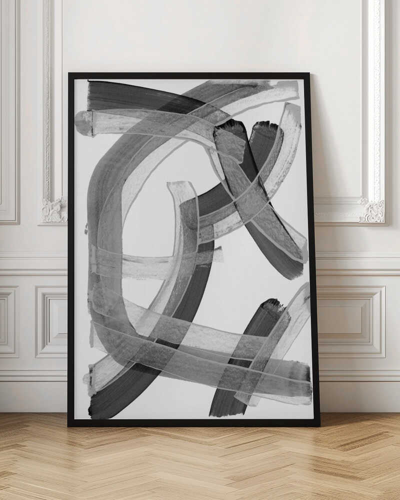 Abstract Flowing Strokes