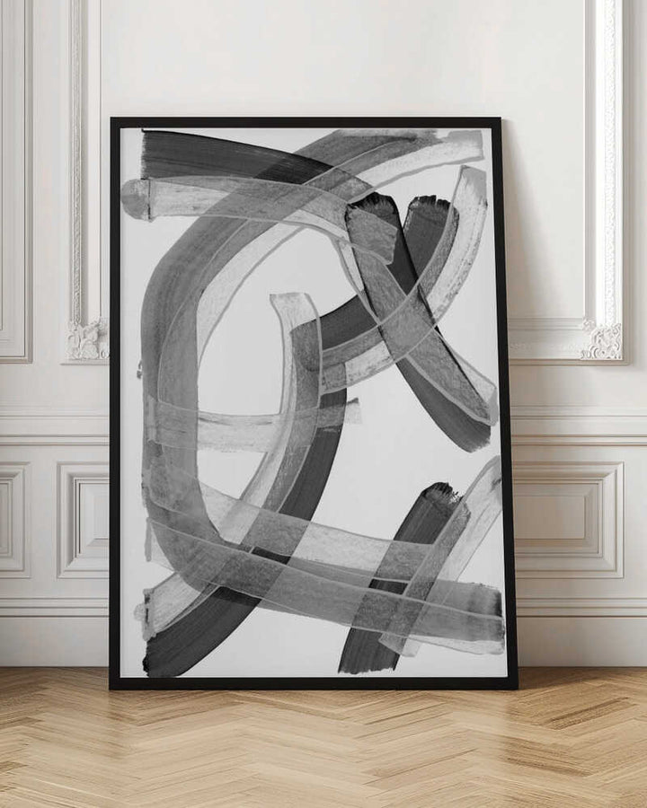 Abstract Flowing Strokes