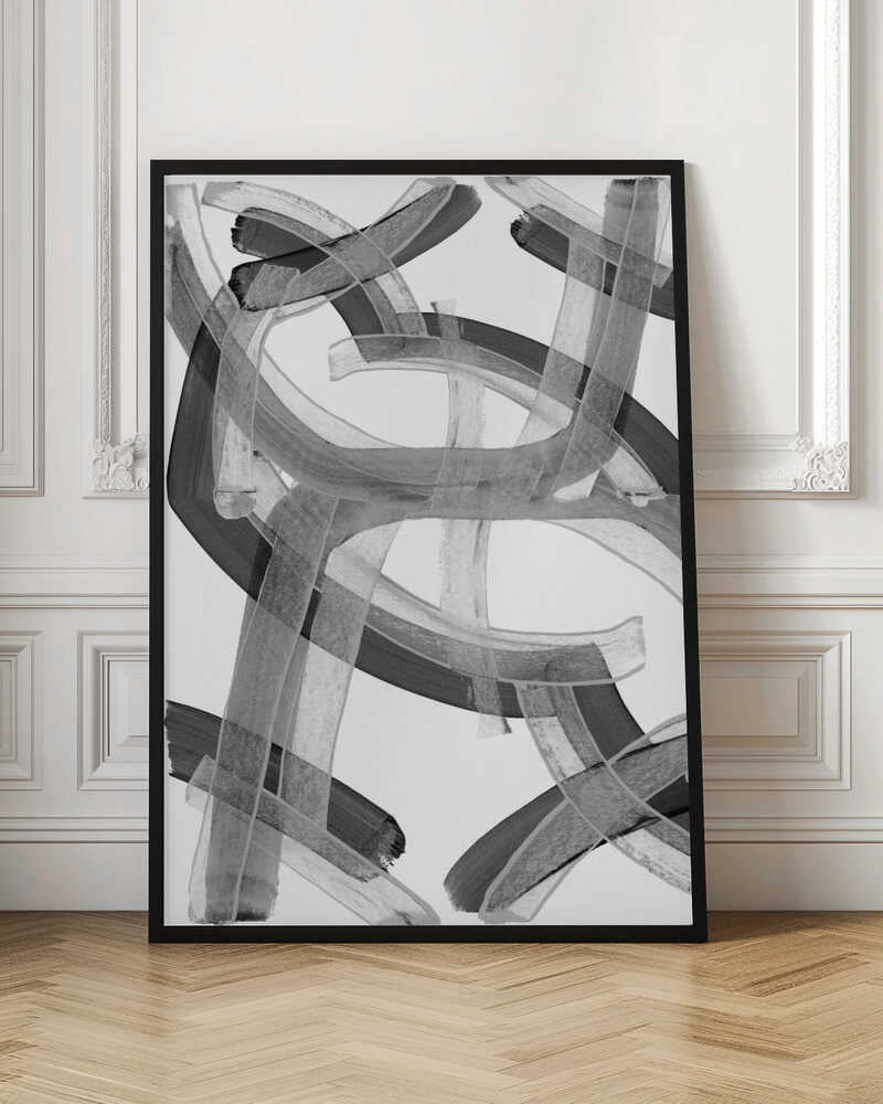 Abstract Flowing Strokes