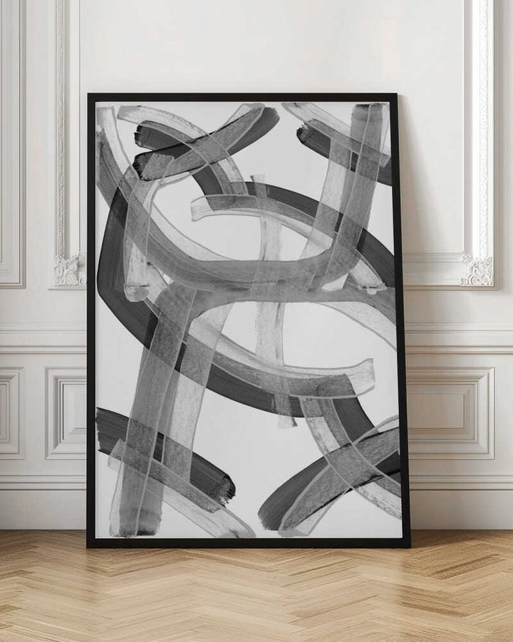 Abstract Flowing Strokes