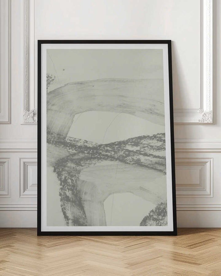 Flowing Grey Abstract