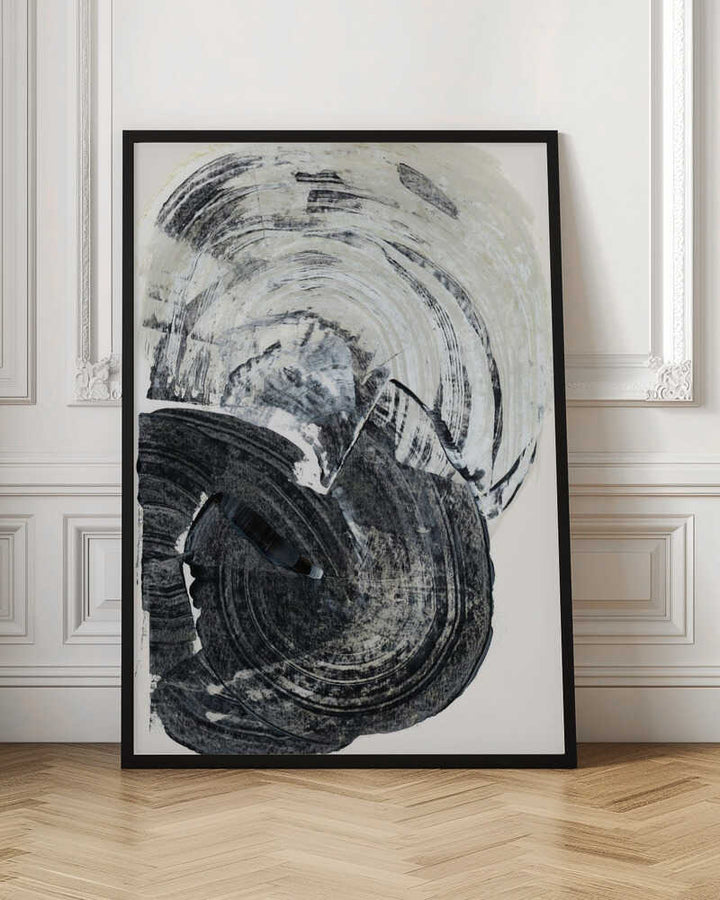 Swirling Monochrome Abstract