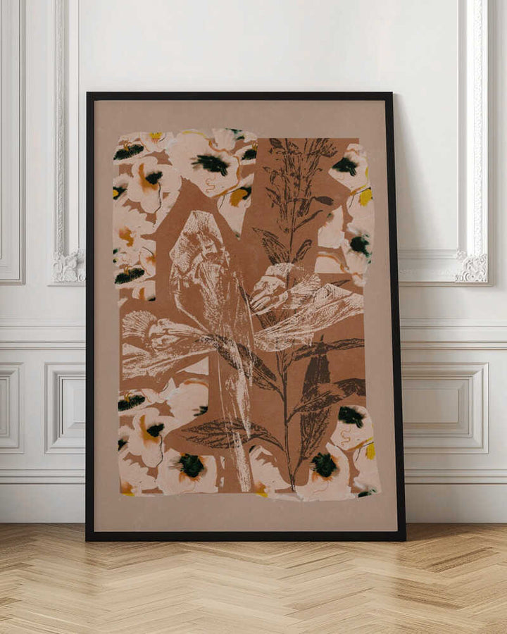 Earthy Floral Collage