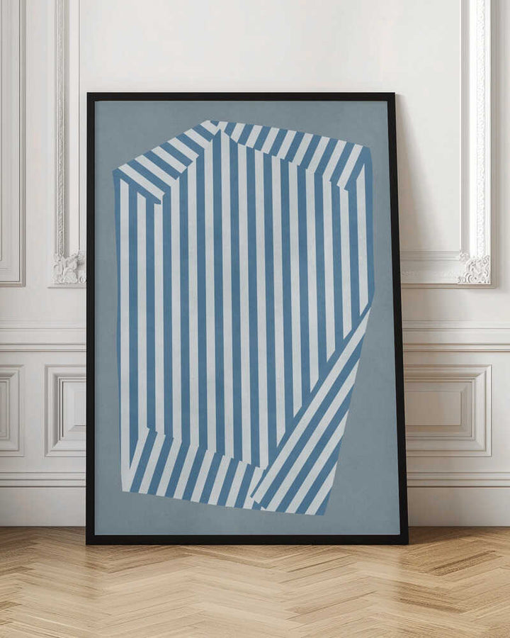 Blue Striped Illusion