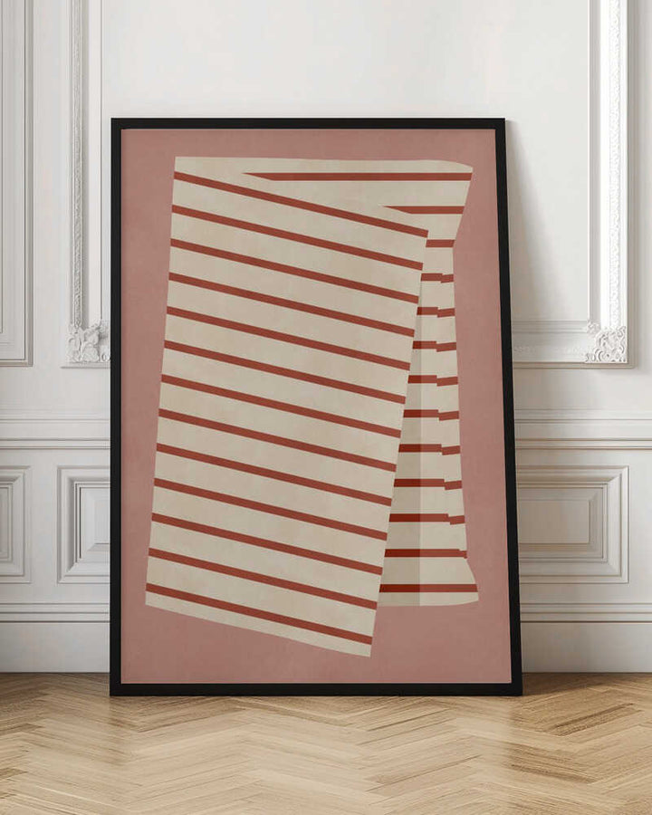 Warm Terracotta Stripes