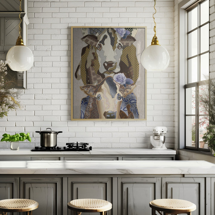 "Field Dreams" Framed Textured Wall Art