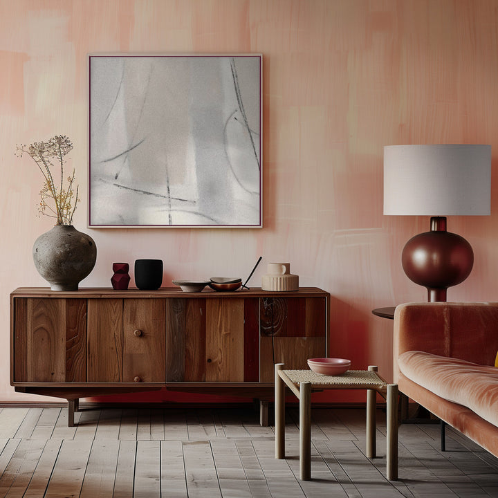 "Gestual #9" Framed Canvas Wall Art by Alma Studio