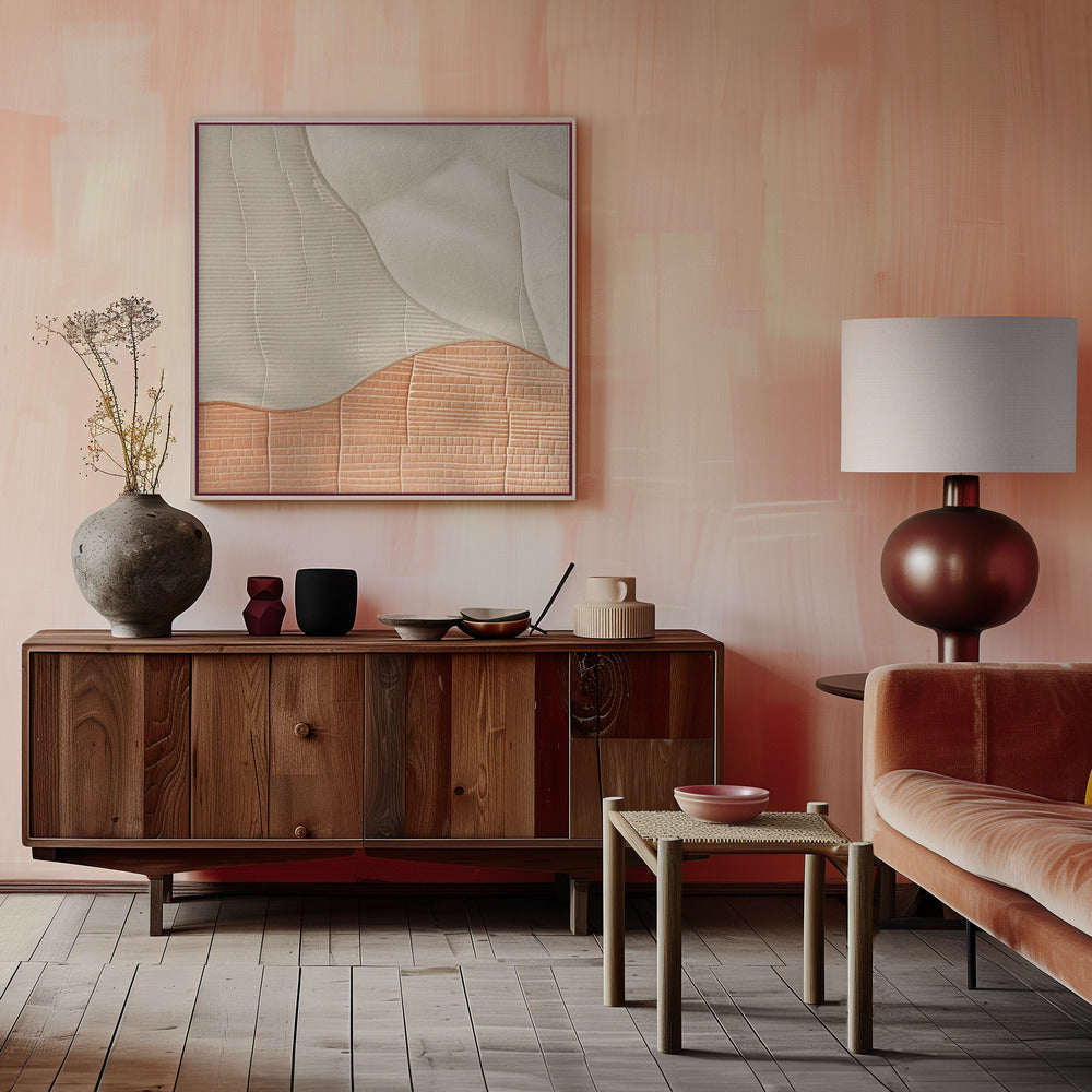 "Feeling II" Framed Canvas Wall Art by Alma Studio