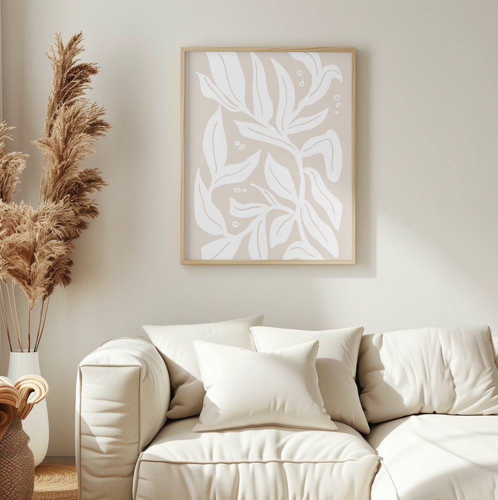 "Abstract Leaves" Wall Art