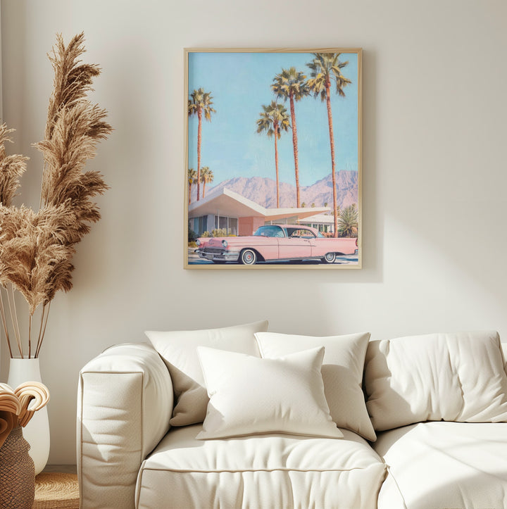 "California Vintage Car" Wall Art