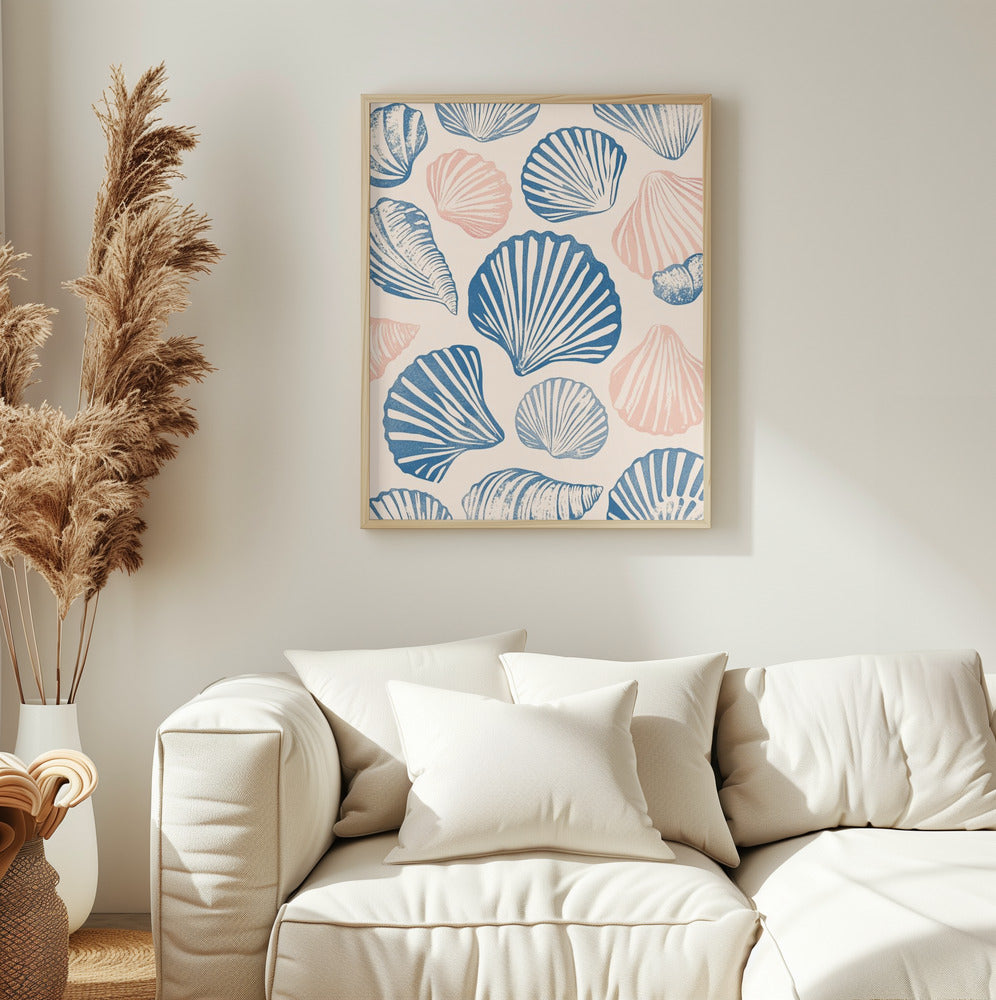 "Seashell Pattern" Wall Art