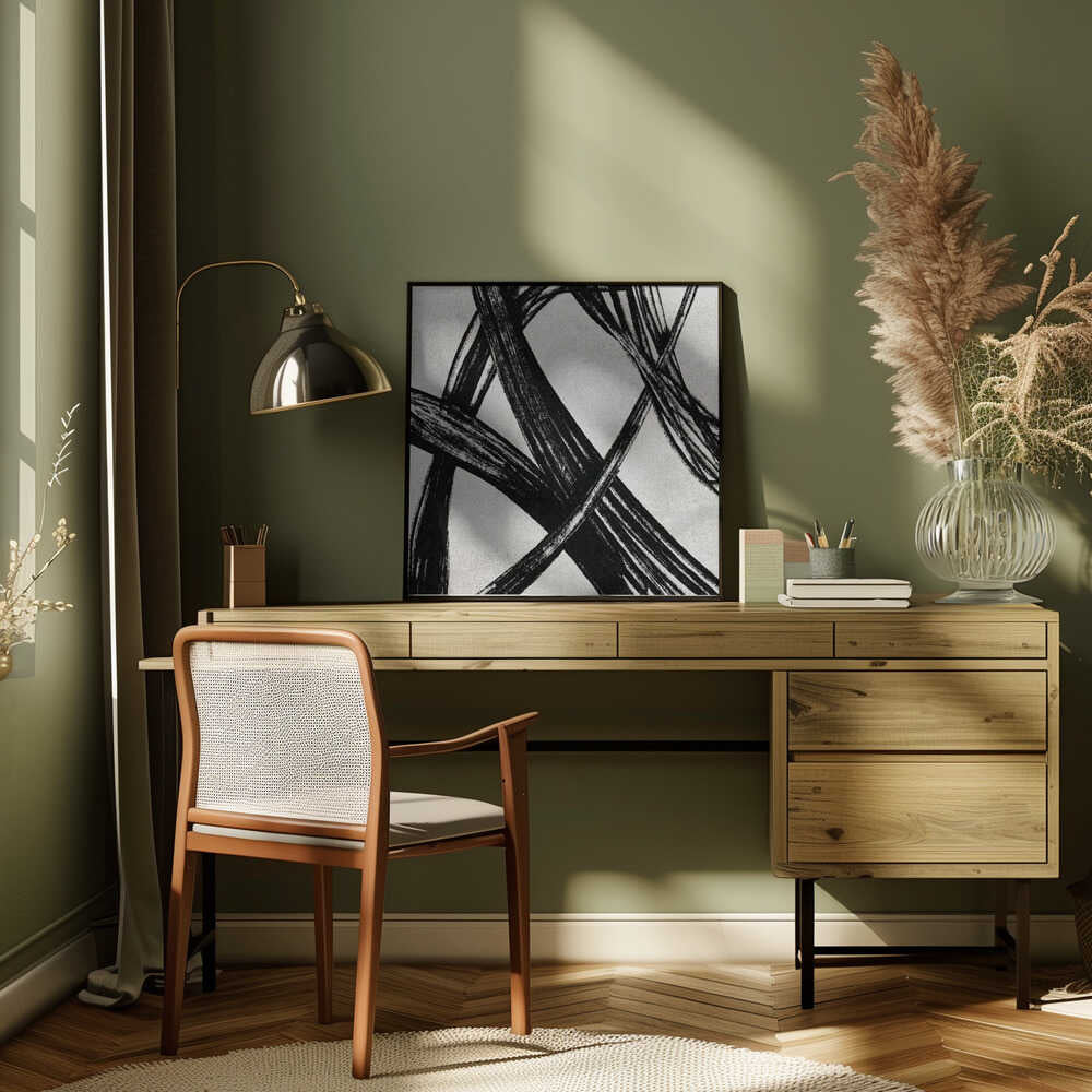 "Quiet Contrast" by Dan Hobday — Abstract Wall Art