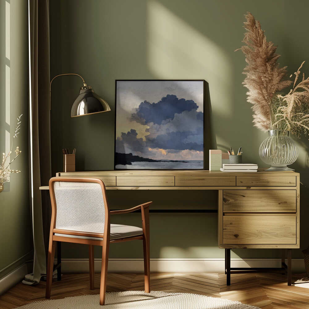 "Porthmeor Sunset" by Dan Hobday — Landscape Wall Art