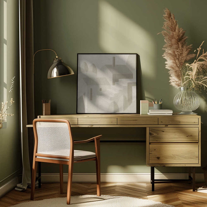 "Subtle Town" by Dan Hobday — Architecture Wall Art