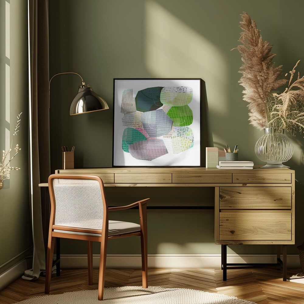 Serene Layered Shapes