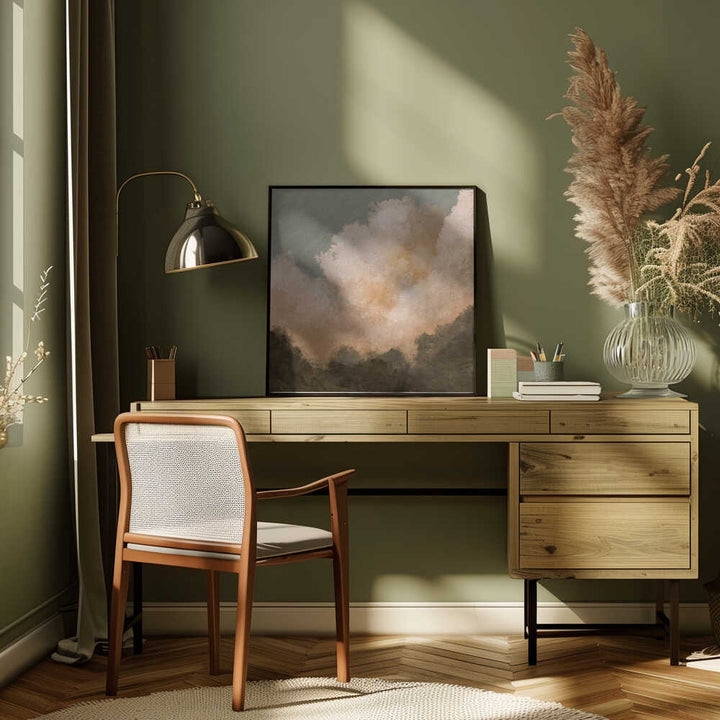 "Serene Mountain Clouds" by Dan Hobday — Landscape Wall Art