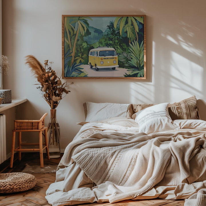 "Vintage Camper Van" Wall Art