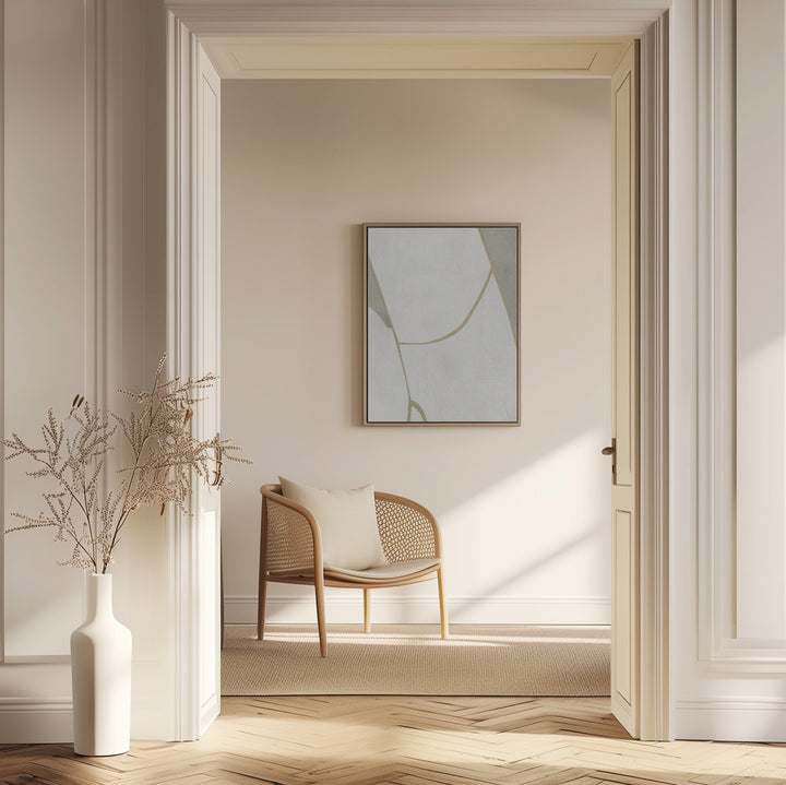 "Ancestry #6" Framed Canvas Wall Art by Alma Studio