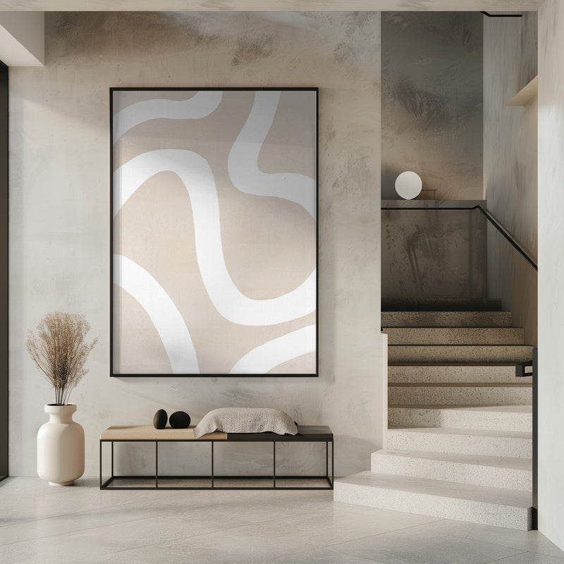 "Squiggly Abstract Art" Wall Art