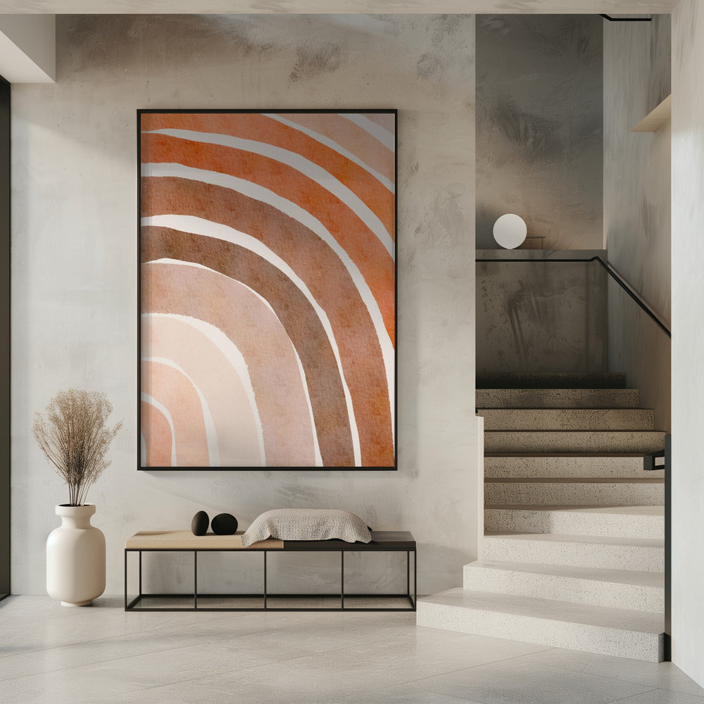 "Lines of Abstract" Wall Art ready to hang wall art