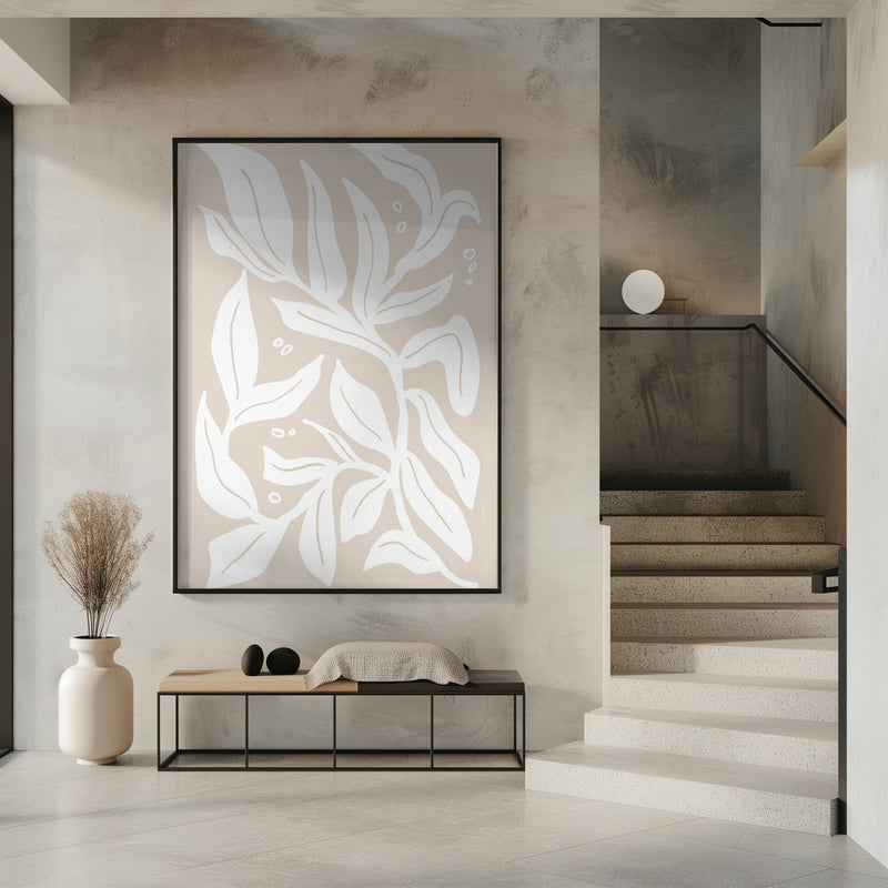 "Abstract Leaves" Wall Art