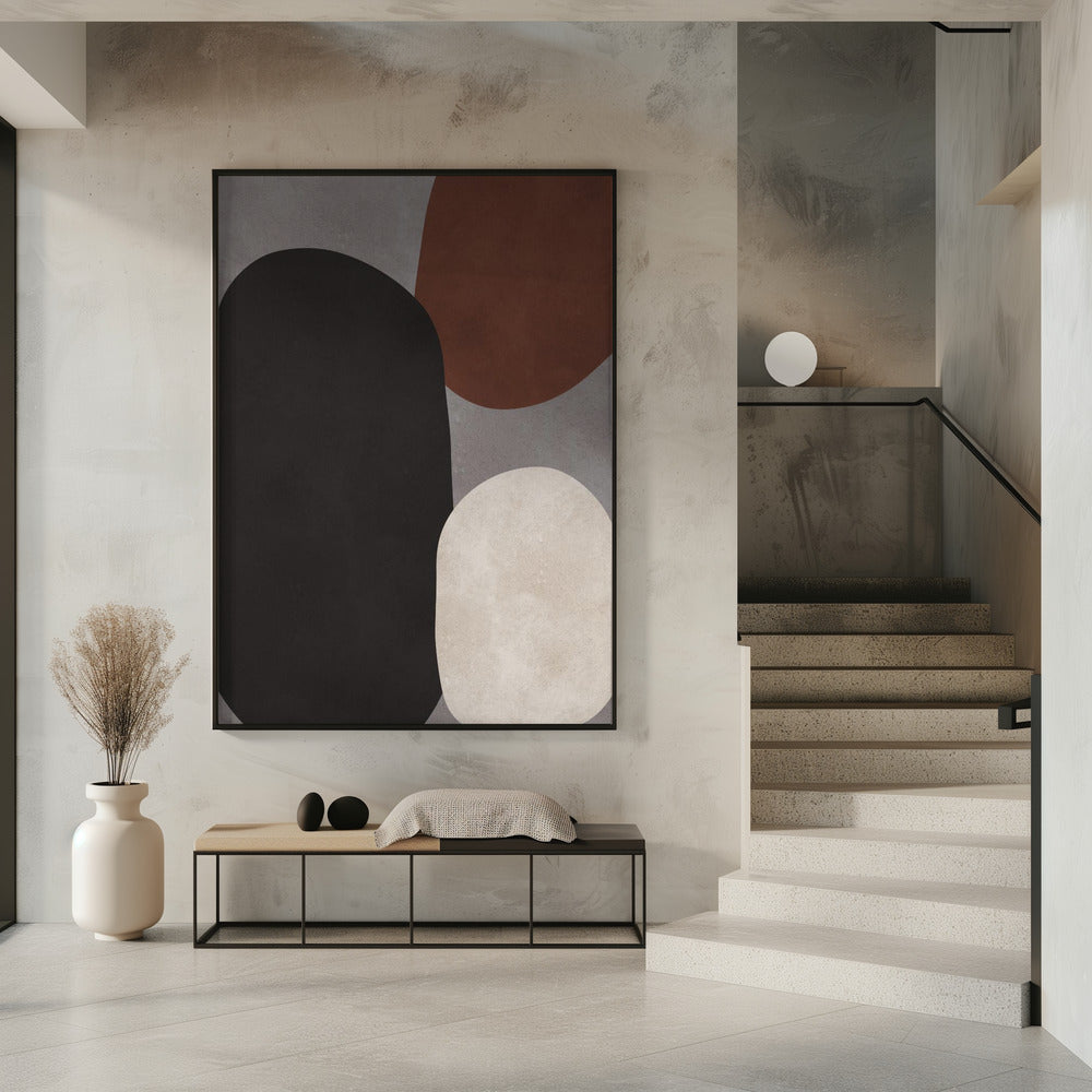 "Expressionist abstract" Wall Art ready to hang wall art